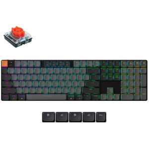 Keychron K5 V2 (K5X-B1) QMK Wireless Mechanical Keyboard Red Switch RGB 100% US Layout