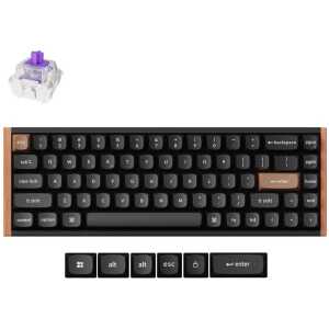 Keychron K6 HE (K6H-F1) Special Wood Edition Wireless Magnetic Hall Effect RGB Keyboard 65% US