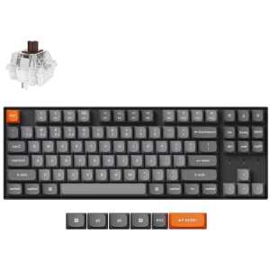 Keychron K8 Max (K8M-B3) QMK Wireless Mechanical Keyboard Brown Switch RGB 80% US Layout