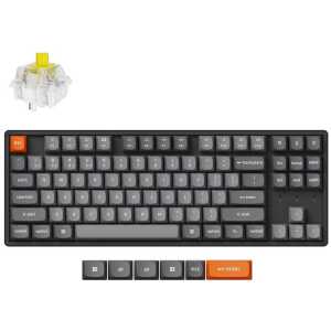 Keychron K8 Max (K8M-J4) QMK Wireless Mechanical Keyboard Banana Sw. Hot Swap RGB 80% US