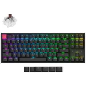 Keychron K8 V2 (K8X-C3) QMK Wireless Mechanical Keyboard Brown Switch RGB 80% US Lay Aluminum Frame
