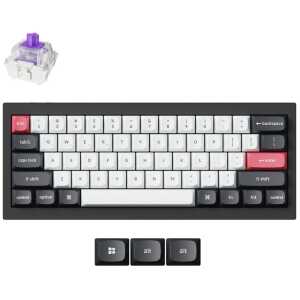 Keychron Q4 HE (Q4H-C1) QMK Wireless Custom Hall Effect Keyboard Purple Switch 60% US Layout