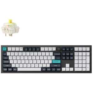 Keychron Q6 Max (Q6M-M4) QMK/VIA Wireless Custom Mechanical Keyboard-Banana Switch 100% US Lay