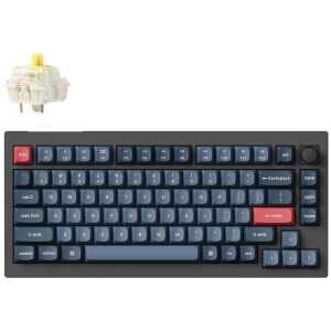 Keychron V1 Max (V1M-D4) QMK/VIA Wireless Custom Mechanical Keyboard Banana Switch RGB 75% US