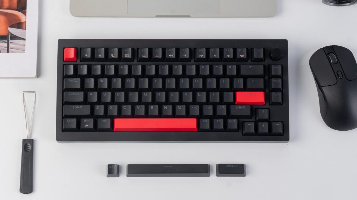 Lemokey X4 QMK (X4-A1) Wired Mechanical Keyboard 75% Red Switch US Layout - Image 2