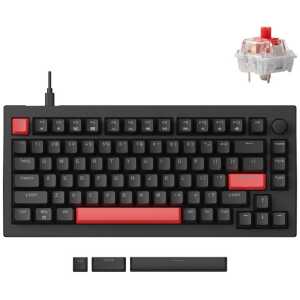 Lemokey X4 QMK (X4-A1) Wired Mechanical Keyboard 75% Red Switch US Layout