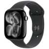 Apple Watch Series 11 (2025) GPS 46mm Jet Black Alu Case, Black Sport Band M/L EU MEUX4