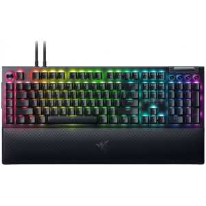 Razer BLACKWIDOW V4 PRO - Gaming Mechanical RGB Keyboard -  Yellow Silent Switches - Macros