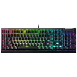 Razer BLACKWIDOW V4 X - RGB Gaming Mechanical Keyboard - Macro Keys - Yellow Linear Switches