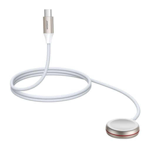 Joyroom Wireless Apple Watch Charger All Series with Type-C cable 1.2m, 3.5W, White (S-IW011) - Image 3