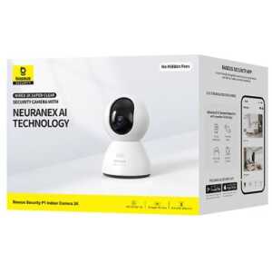 Baseus Security Camera Indoor P1 3K, 4MP, (EU Version) White EU (S0TV012132)