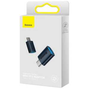 Baseus Converter Ingenuity Series Mini OTG Adaptor USB-A 3.1 Female to Type-C Male Blue (ZJJQ000003)