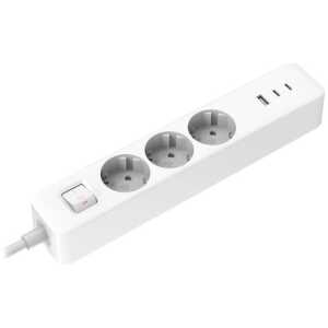 Xiaomi Power Strip 2C1A (3 outlet, 2 USB, 1 Type-C) 1.4m, White EU BHR07UKEU