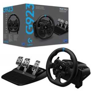Logitech Racing Wheel G923 TrueForce with Pedals for PC, PS5, PS4, Black EU (941-000149)