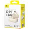 Baseus Earphone Bluetooth Bass 15 Clip Wireless Headphones, BT 5.4, White EU (A00079500223-00)