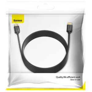 Baseus Video Cable High Definition Series HDMI To HDMI 2.0, 4K 30Hz, 18Gb/s, 5m, Black (CAKGQ-D01)