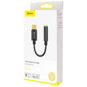 Baseus Converter L54 Type-C Male to 3.5mm Female Adapter Black (CATL54-01)