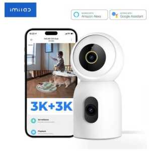 Xiaomi IMILAB C30 Dual Home Security Camera, Night Vision, 360, 3K+3K White EU CMSXJ111A