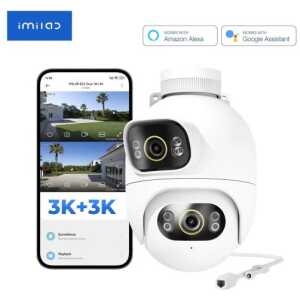 Xiaomi IMILAB EC6 Pro Floodlight Dual Outdoor Security Camera 3K+3K White EU CMSXJ68A3K