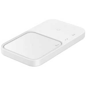 Samsung Wireless Charger Duo Pad 2-in-1, 15W EP-P5400 with Travel charger (25W) + USB cable, White (EP-P5400TWEGEU)