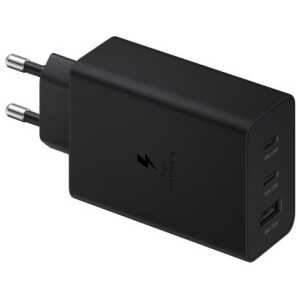 Samsung Travel Charger Quick Charger C+C+U, QC 3.0, PD 3.0, 65W, Black EU (EP-T6530NBEGEU)