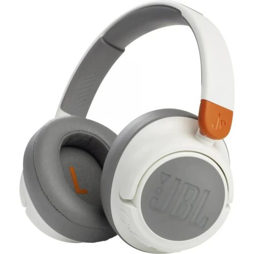 JBL JR460NC Bluetooth Wireless On-Ear Headphones for Kids with Noise Cancellation, White/ Brown EU - Image 2