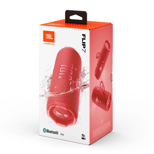 JBL Flip 7 Bluetooth Wireless Speaker Red EU - Image 2
