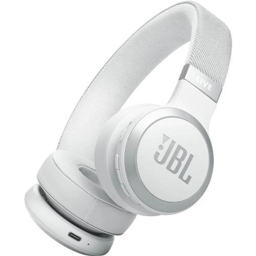 JBL Live 670NC Bluetooth Wireless On-Ear Headphones White EU