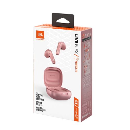 JBL Live Flex TWS Bluetooth Wireless In-Ear Earbuds Rose EU - Image 2
