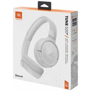JBL Tune 520BT Bluetooth Wireless On-Ear Headphones White EU