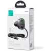 Joyroom Car Charger 4-in-1, C+C+U+U with Type-C Coiled Cable 1.6m, 57W, Black (JR-CL20)