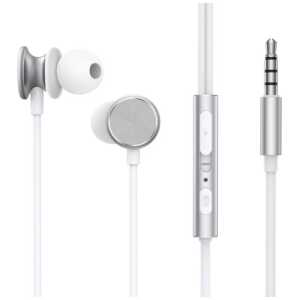 Joyroom Earphone Wired, In-Ear Headphones with Remote and Microphone, 3.5mm Jack, Silver (JR-EW03)