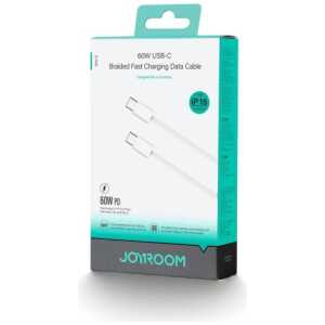 Joyroom Ben Series Cable Type-C to Type-C, 480mb/s, 60W, 1m, White (S-A45)