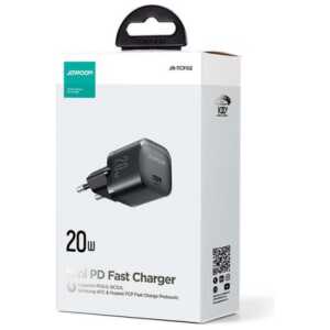 Joyroom Travel Charger Mini Type-C, PD 20W, Black (JR-TCF02)