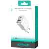 Joyroom Travel Charger C+U. PD 30W, QC 3.0, SSFC, White (JR-TCF15)