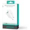 Joyroom Travel Charger C+U. PD 20W, QC 3.0, White (JR-TCF21)