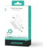 Joyroom Travel Charger Type-C. PD 30W, SFC, PPS, with Type-C to Type-C cable (1m), White (JR-TCF24)