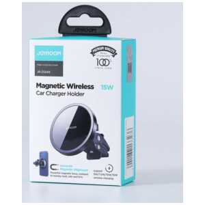 Joyroom Car Mount Wireless Charger MagSafe Clamp Holder (Air Outlet Verison) 4.5-6.7 inch, 15W, Black (JR-ZS240-AIR)