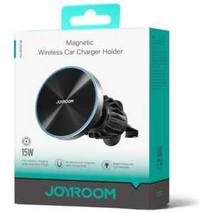 Joyroom Car Mount Wireless Charger (Airvent Version) 4.7 - 6.8 inch 15W, Black (JR-ZS240-PRO)