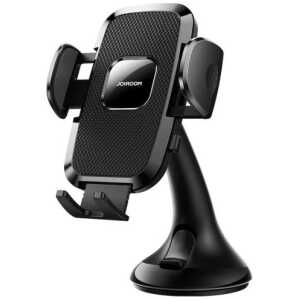 Joyroom Car Mount Clamp Holder (Dashboard and Windshield Version) with Extendable Arm, 360 rotation, 4.7-6.9 inch, Black (JR-ZS259)
