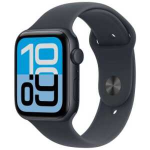 Apple Watch SE 3 (2025) GPS 44mm Midnight Alu Case, Midnight Sport Strap S/M EU MEHN4
