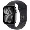 Apple Watch Series 11 (2025) GPS 46mm Jet Black Alu Case, Black Sport Band S/M EU MEUW4 - ONLY BOX DAMAGE