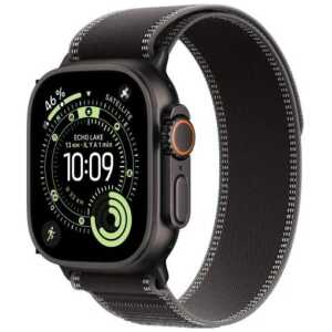 Apple Watch Ultra 3 (2025) GPS + Cellular 5G 49mm Black Titanium Case with Black Alpine Loop Small EU MF0Q4
