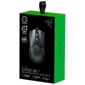 Razer Viper 8K Wired Gaming Mouse 8 Button, Optical Sensor , RGB,, Black EU (RZ01-03580100-R3M1)