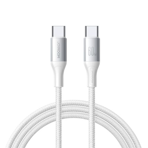 Joyroom Type-C - Type-C Flash Series Cable A28, 60W, 480mb/s, 1m, White (S-A28_CCW)