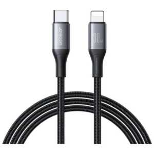 Joyroom Type-C - Lightning Cable Flash Series Cable A28, 30W, 480mb/s, 1m, Black (S-A28_CLB1)