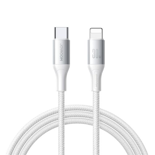 Joyroom Type-C - Lightning Cable Flash Series Cable A28, 30W, 480mb/s, 1m, White (S-A28_CLW1)