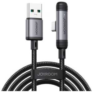 Joyroom USB - Type-C EnjoyX Series 90 Degree Cable A56, 3A, 480mb/s, 1.2m, Black (S-A56)