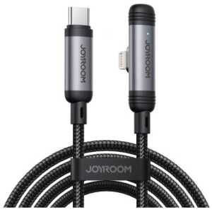 Joyroom Type-C - Lightning EnjoyX Series 90 Degree Cable A56, 30W, 480mb/s, 1.2m, Black (S-A56)