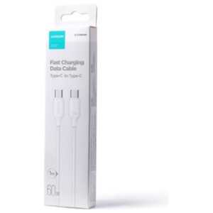 Joyroom Type-C - Type-C Cable 60W, 480Mb/s, 1m, White (S-CC60A9)